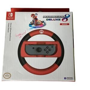 Mario MarioKart 8 Deluxe Steering Wheel Attachment Nintendo Switch Accessory NEW